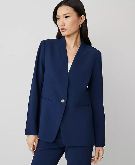 ELITE COLLARLESS BLAZER