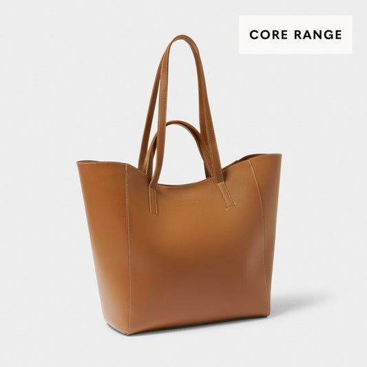 PERRI TOTE BAG | COGNAC